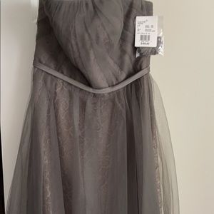 Grey bridesmaid dress
